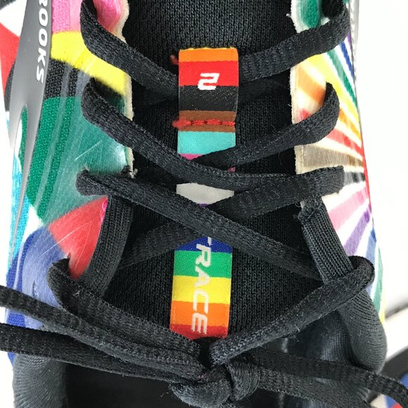 Lisa Congdon x Brooks Trace 2 Pride Running Shoes Women's 12M Run Proud LGBTQ+ - Picture 7 of 16